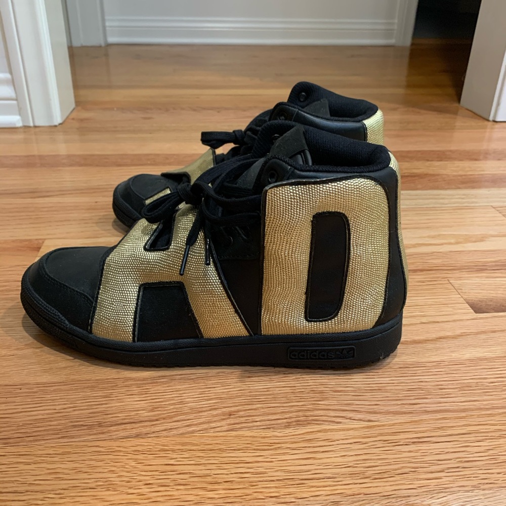 Jeremy Scott Adidas JS Letters Gold